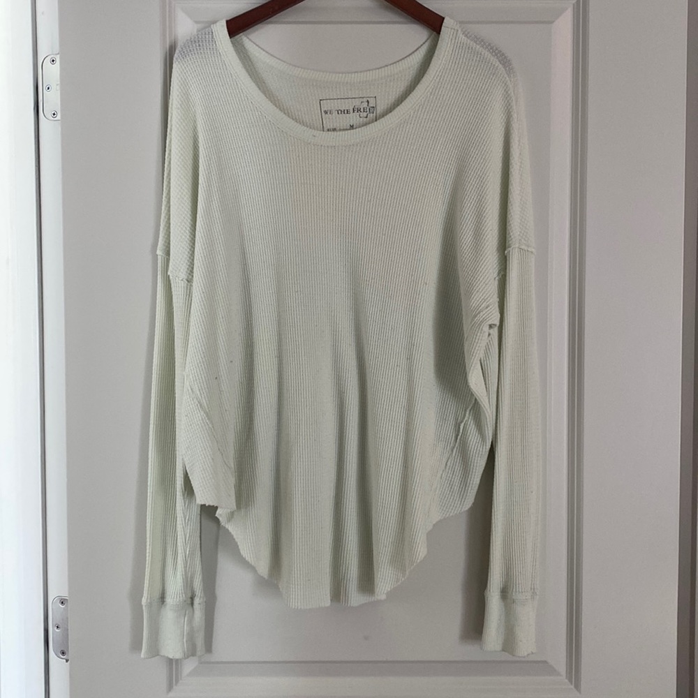 Free people waffle knit thermal!